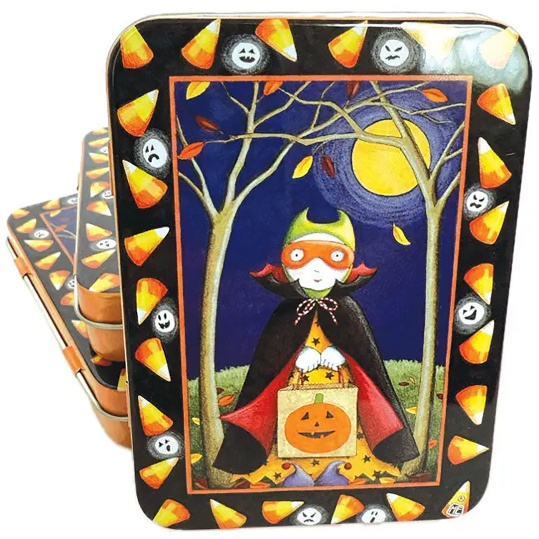 Mary Engelbreit® Halloween Trick-or-Treater Sticker Tin