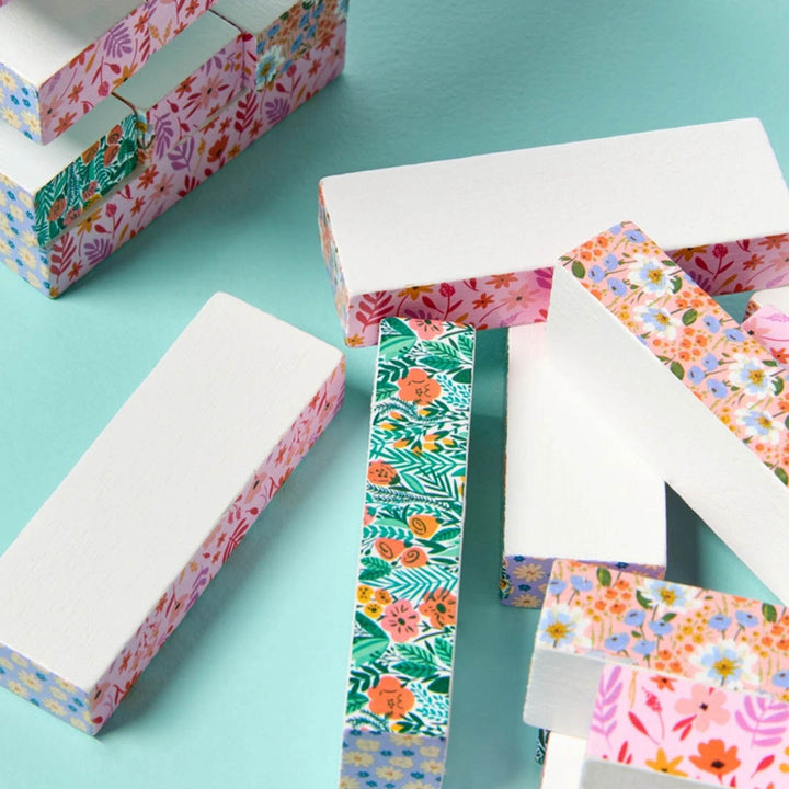 Floral Tumbling Tower Game
