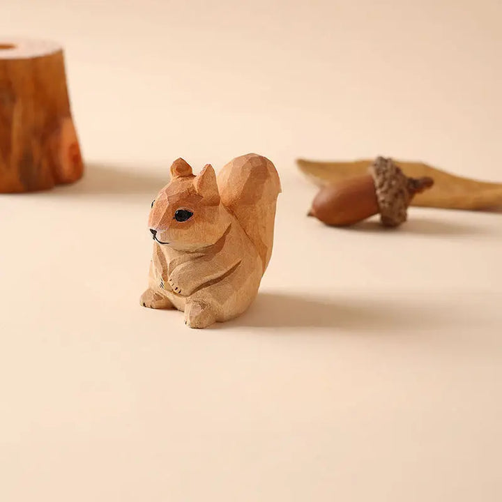 Handmade Wooden Animal- Squirrel