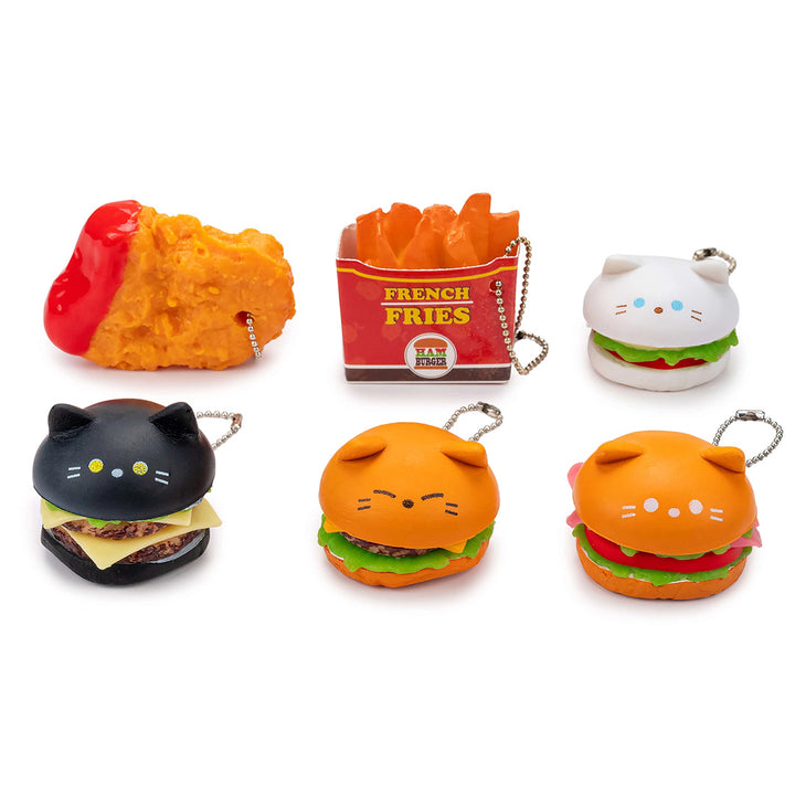 Fluffy Kitty Burger Mascot Collectible Capsule