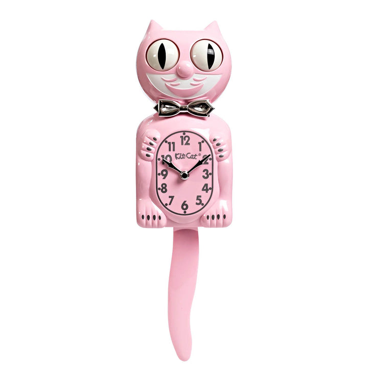 Retro Pink Kitchen Edition Kit Cat Klock