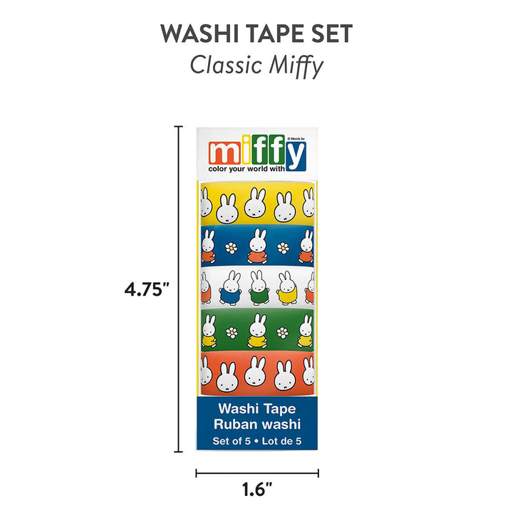 Washi Tape Set Classic Miffy - Set of 5