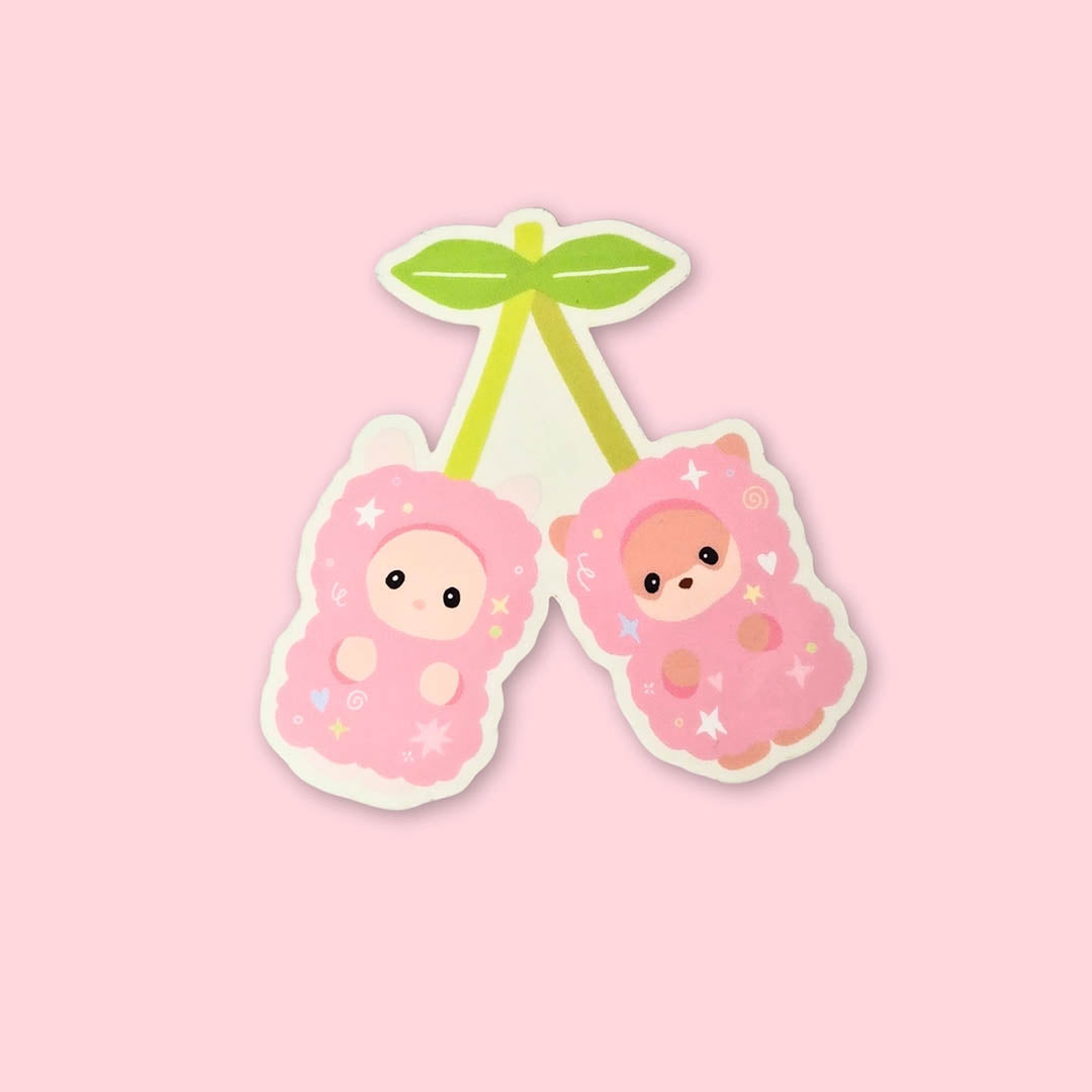Calico Cherry Stickers