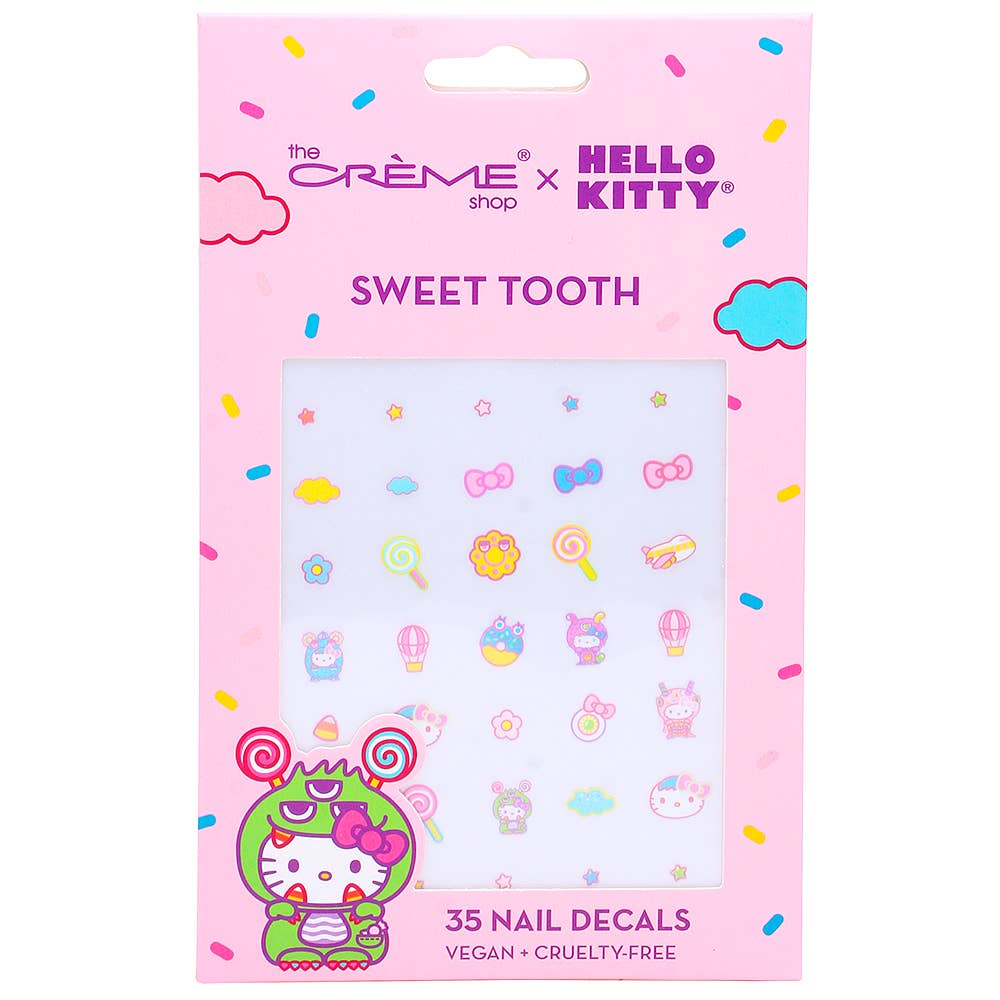 Hello Kitty Sweet Tooth 35 Nail Sticker Decals Set