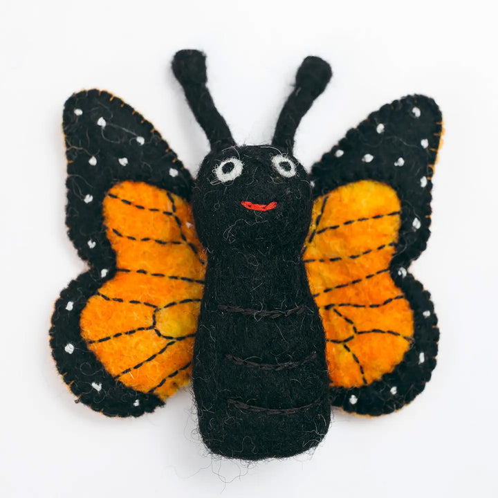 Wool Felt Finger Puppet- Butterfly