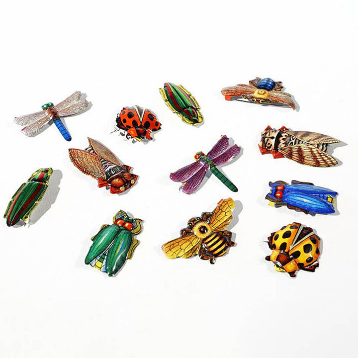 Retro Insect Badge Pins- Assorted
