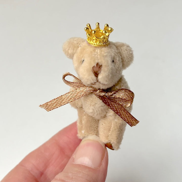 Dollhouse Miniatures: Stuffed Teddy Bear - Prince