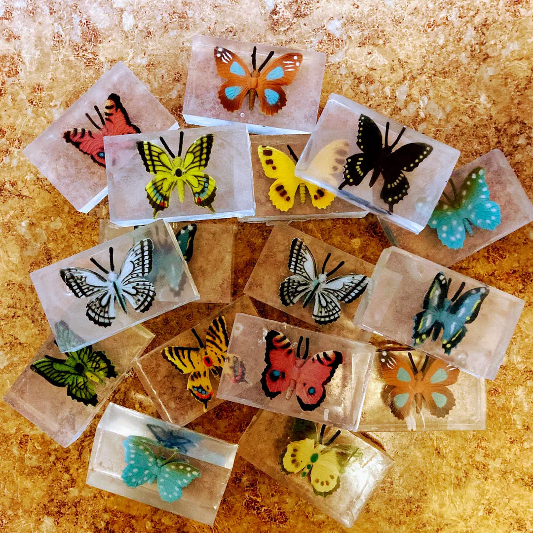 Non Toxic Kids Butterflies in Your Soap!