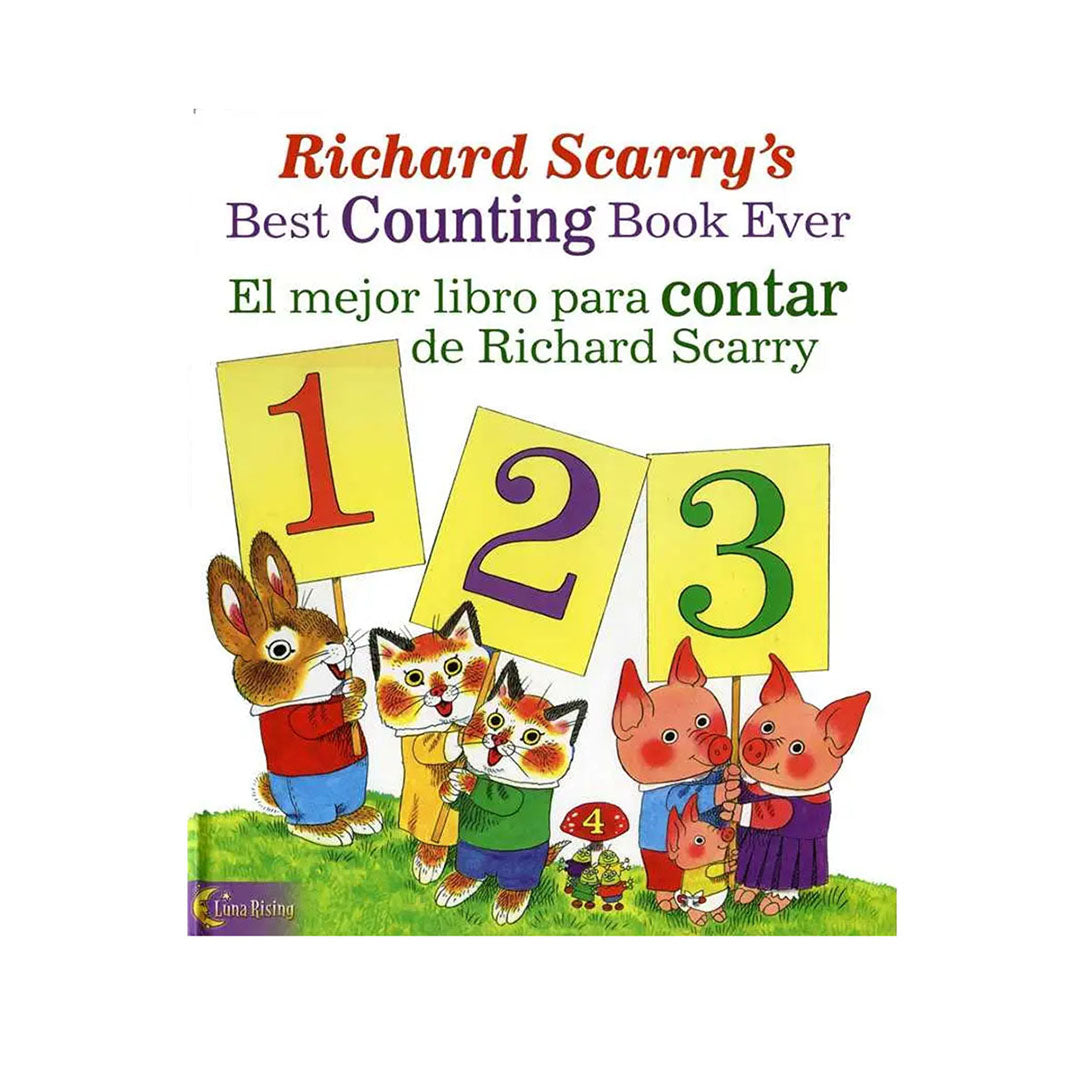 Richard Scarry's Best Counting Book Ever (Paperback) / El mejor libro para contar de Richard Scarry