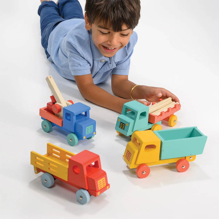 Teal Timber Truck