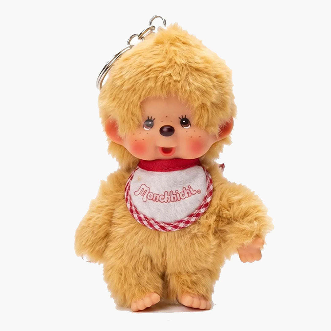 Sekiguchi Monchhichi Keychain- Beige Beanie Boy