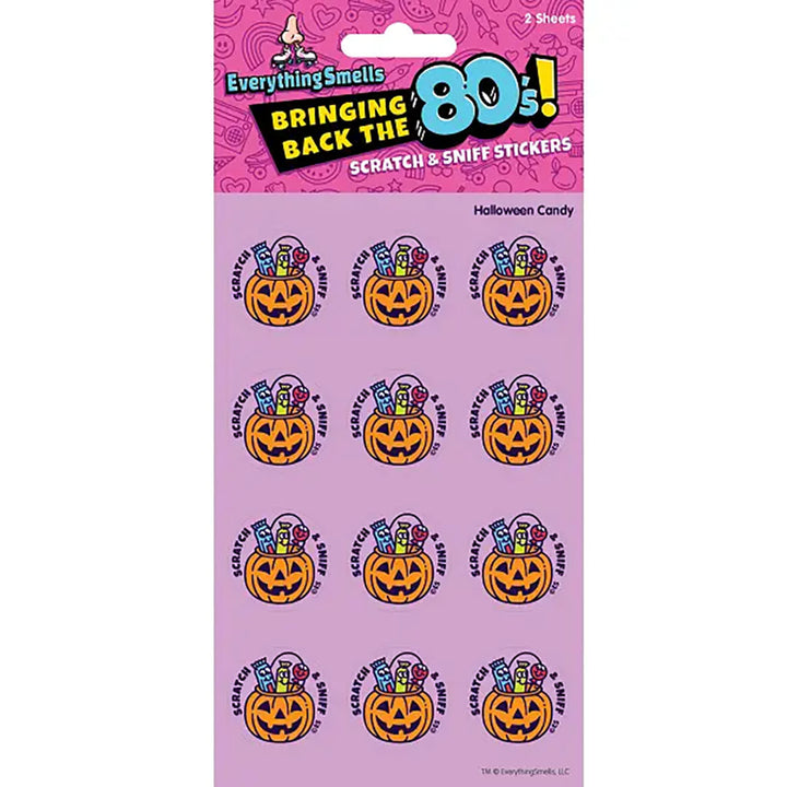 Halloween Candy Scratch & Sniff Stickers