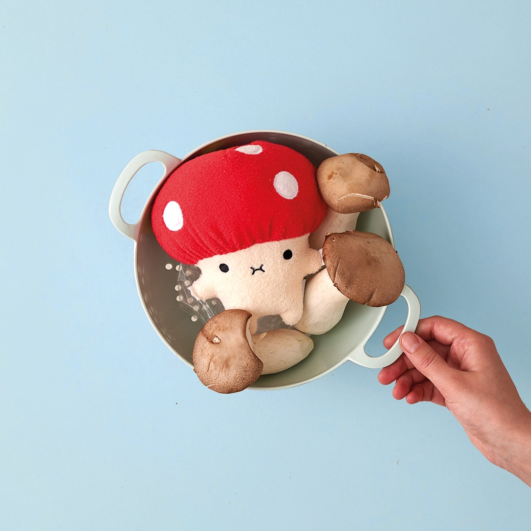 Mini Plush Toy - Toadstool Mushroom