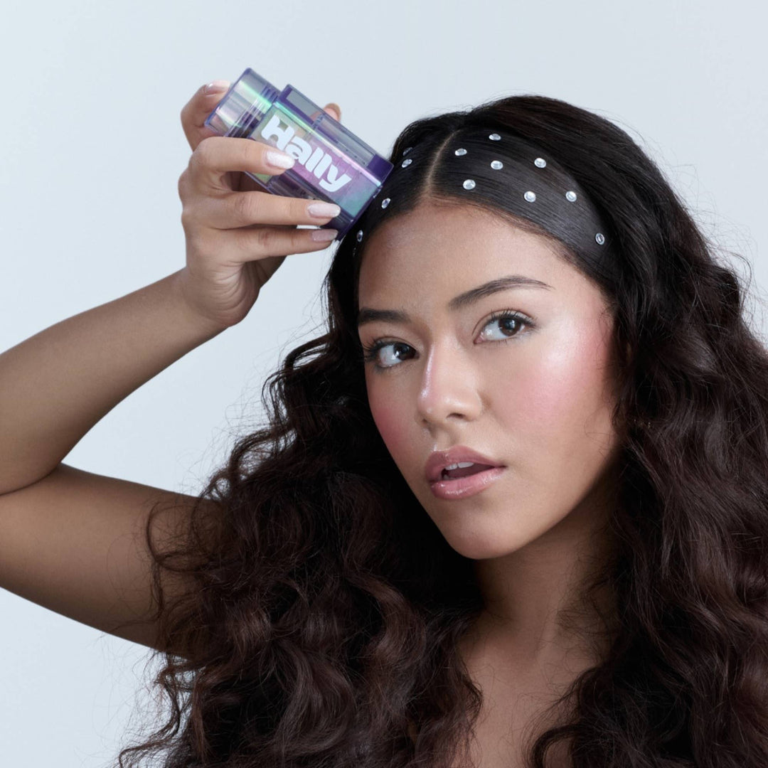 Hally Hair Gem Pen Multi-Colored Refill - 90 Count