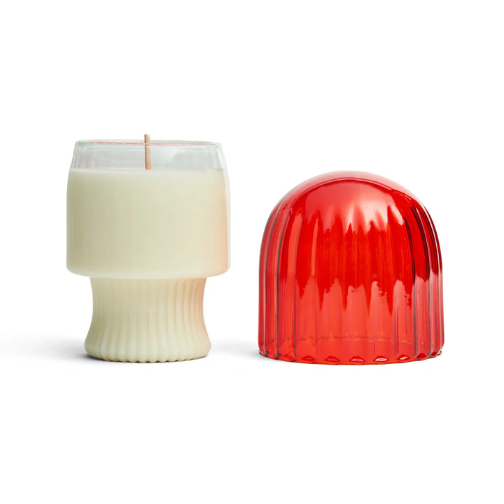 Swedish Dream Pine Mushroom Cloche Candle