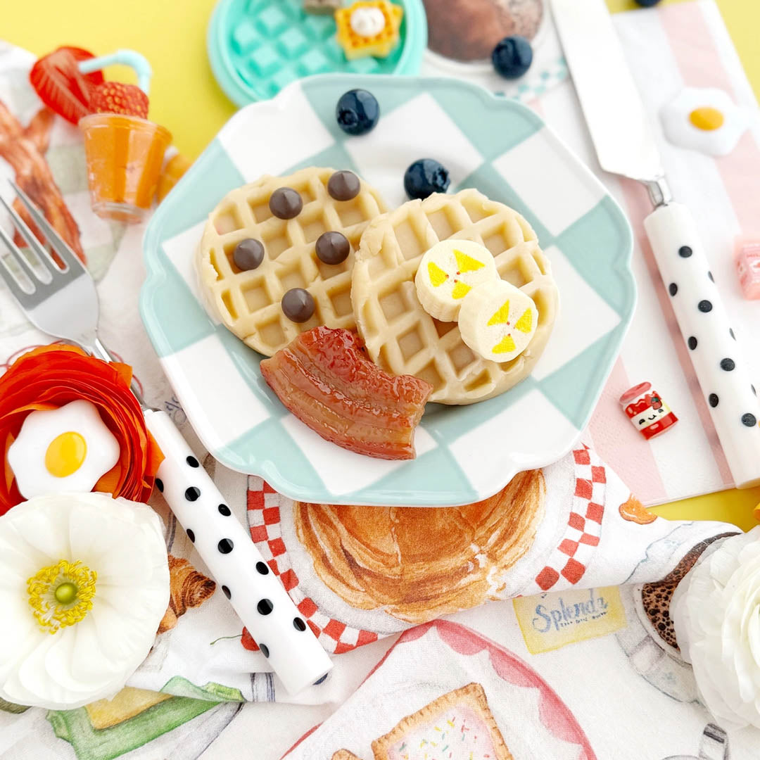 Scented Natural Sensory Play Dough Kit- Sunny Side Diner (Pancakes and Syrup)