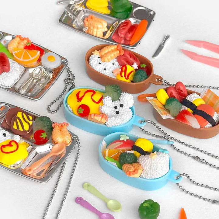 DIY Bento Keyring Kit (Make Your Own Lunchbox Keychain)