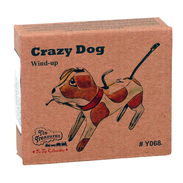 Retro Tin Toy Crazy Dog
