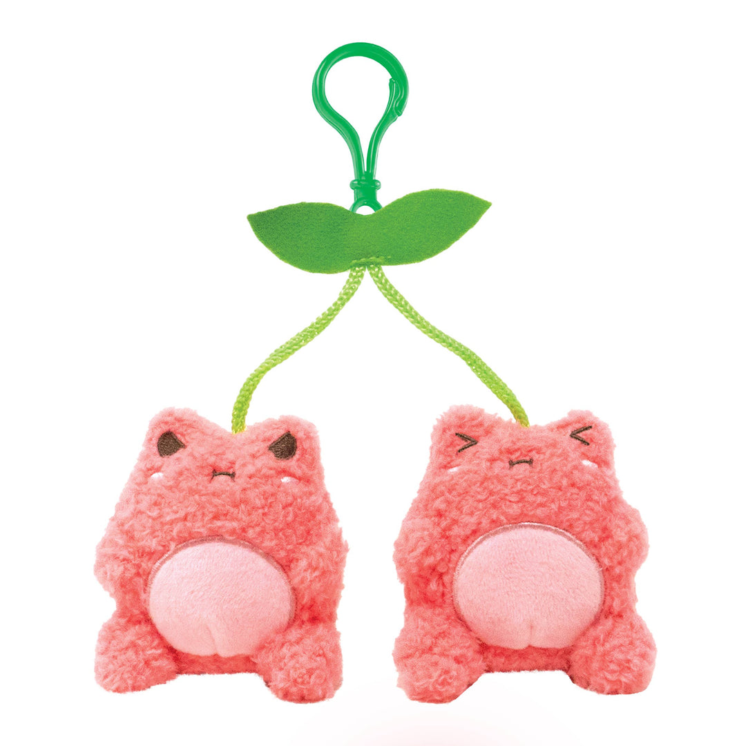 NEW Mini Cherry Wawa Clip (Soft Kawaii Frog Bag Charm Keychain)
