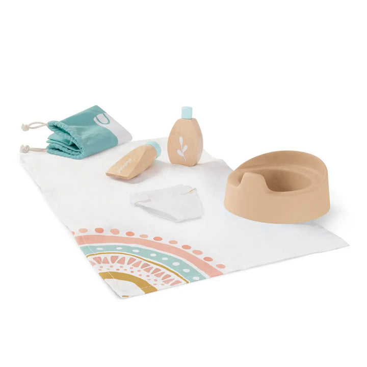 Eco Friendly Doll Wooden Care Set