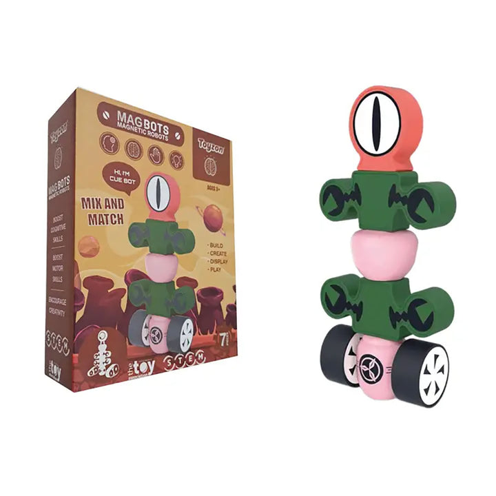 MagBot Magnetic Building Sets - Cue Bot