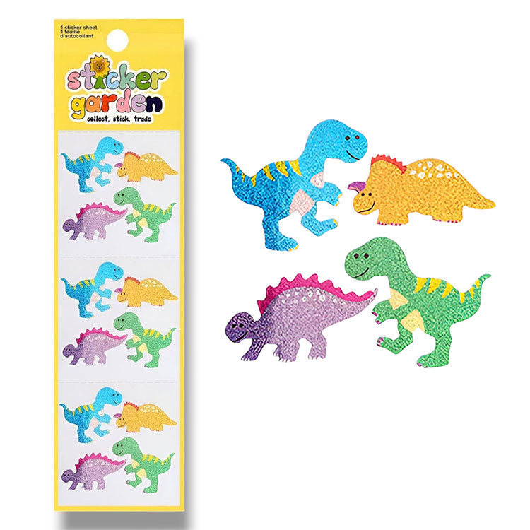 Glitter Dinosaurs Stickers