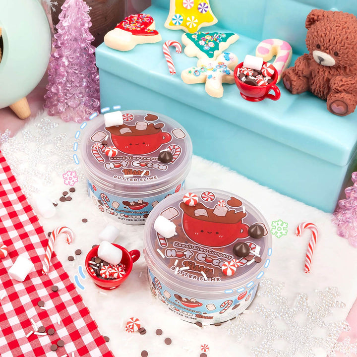 Hot Cocoa Kisses Butter Signature Dome Slime