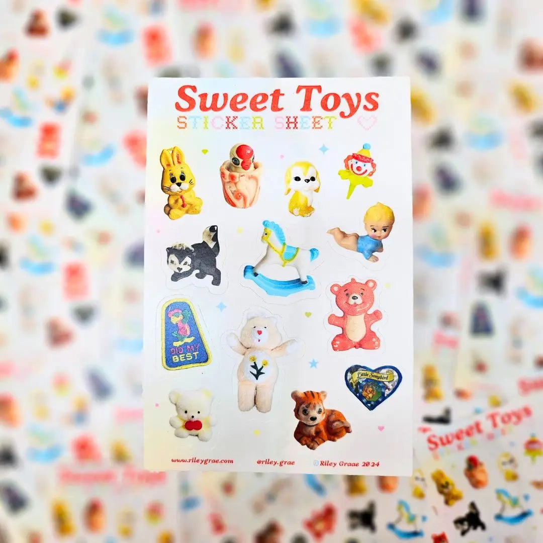 Sweet Toys Sticker Sheet