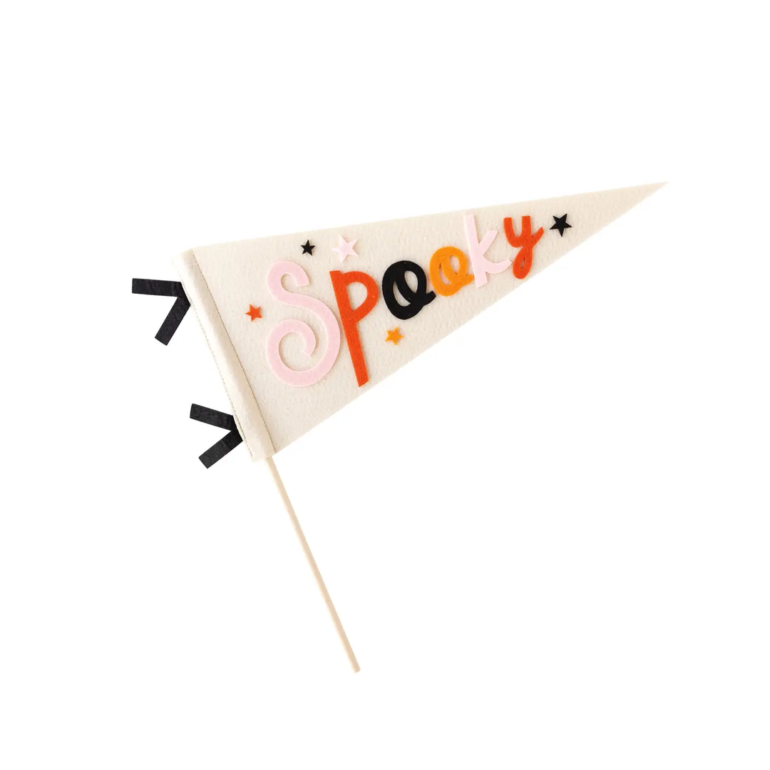NEW Spooky Felt Pennant