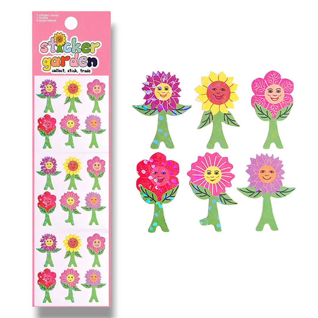 Speckled Flower Power Spring Stickers