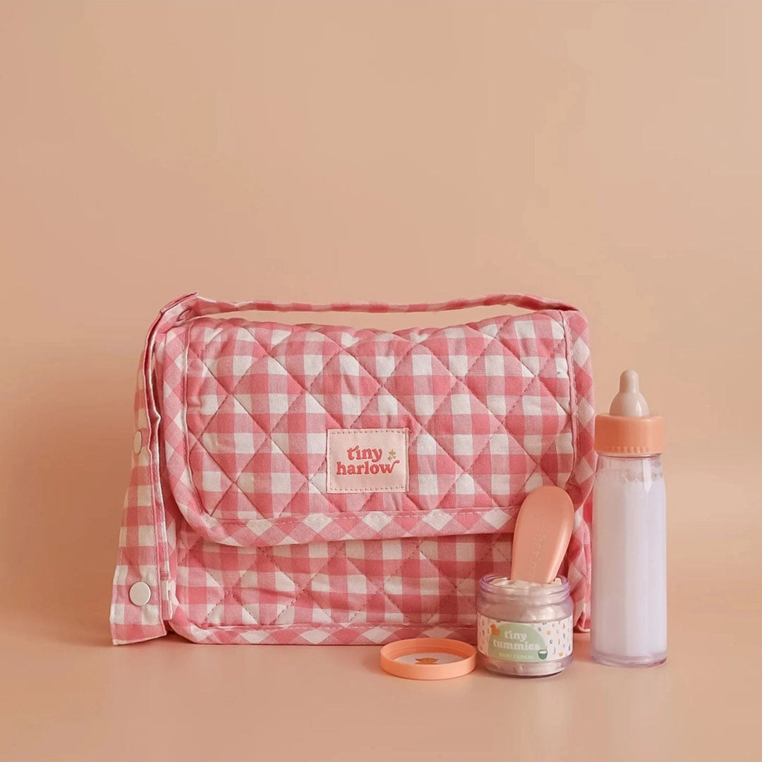 NEW Tiny Nurturers Set - Pink Gingham