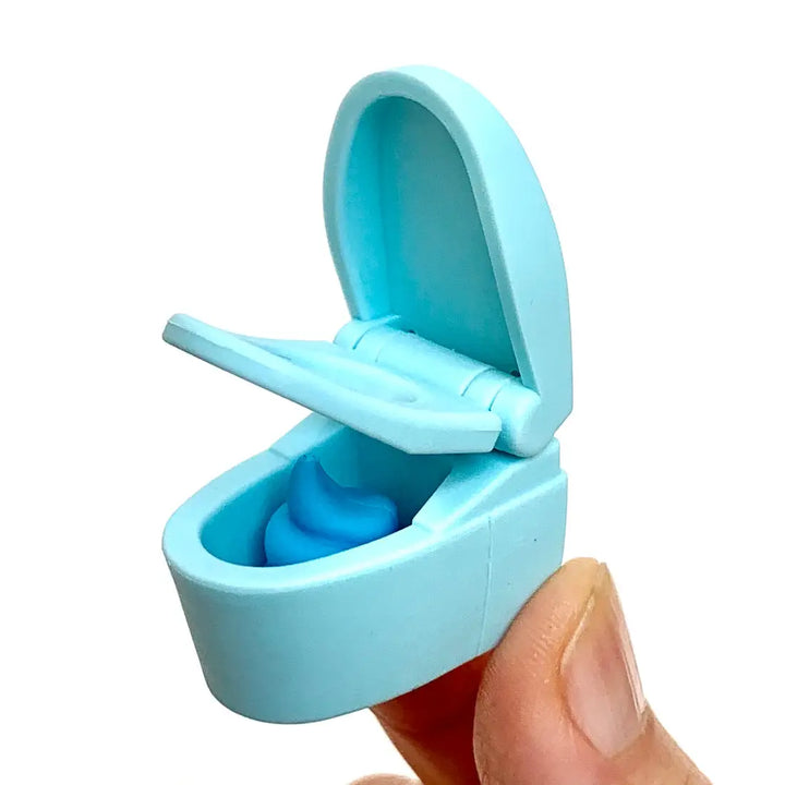 Japanese Cute Erasers- Iwako Toilet with Poop Erasers