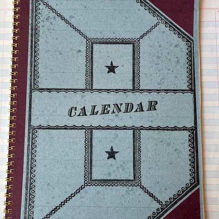 Vintage Calendar Perpetual Monthly