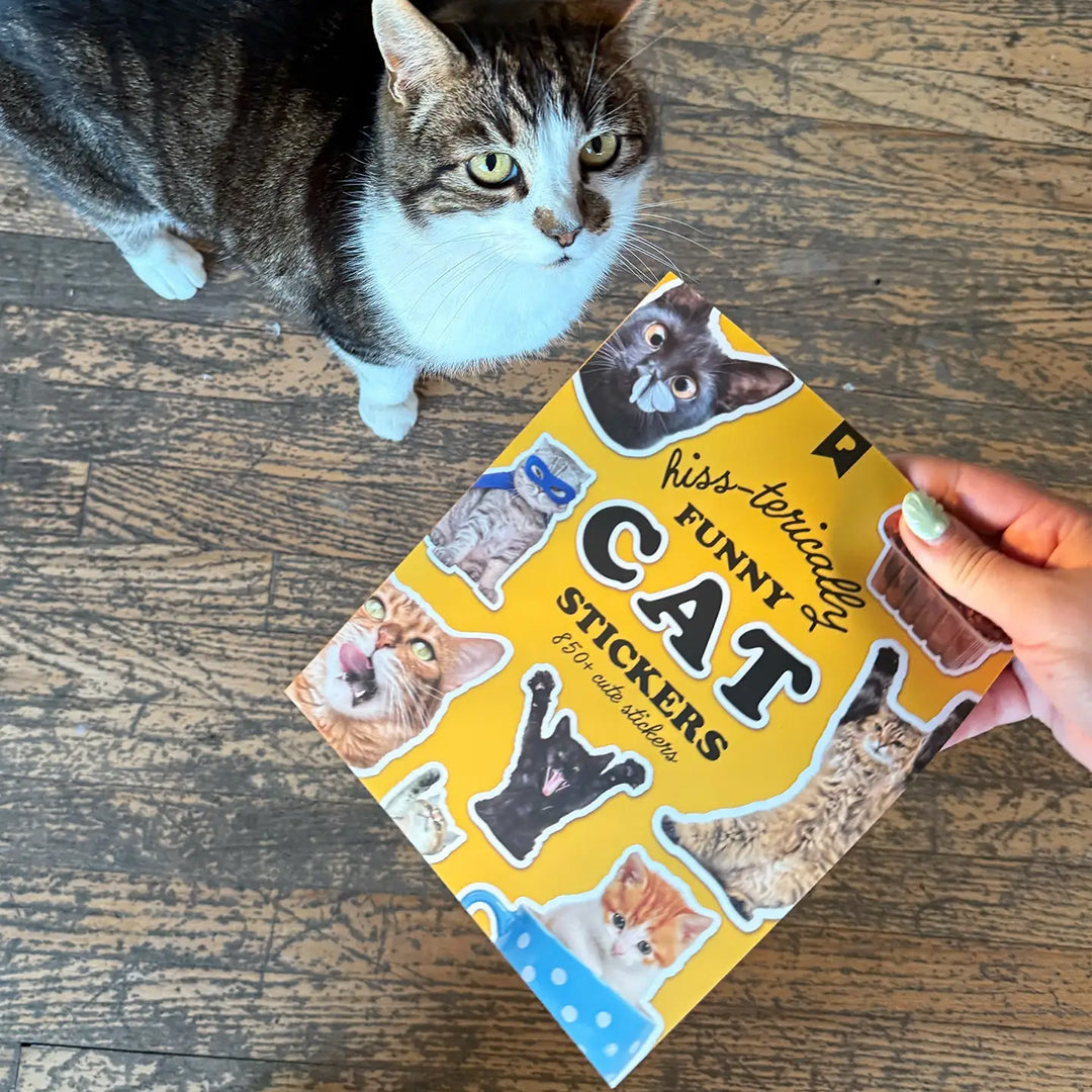 Hiss-terically Funny Cat Sticker Book