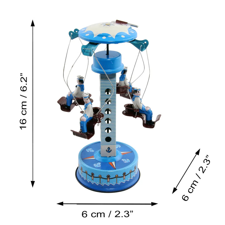 Retro Tin Toy Sailors Carousel