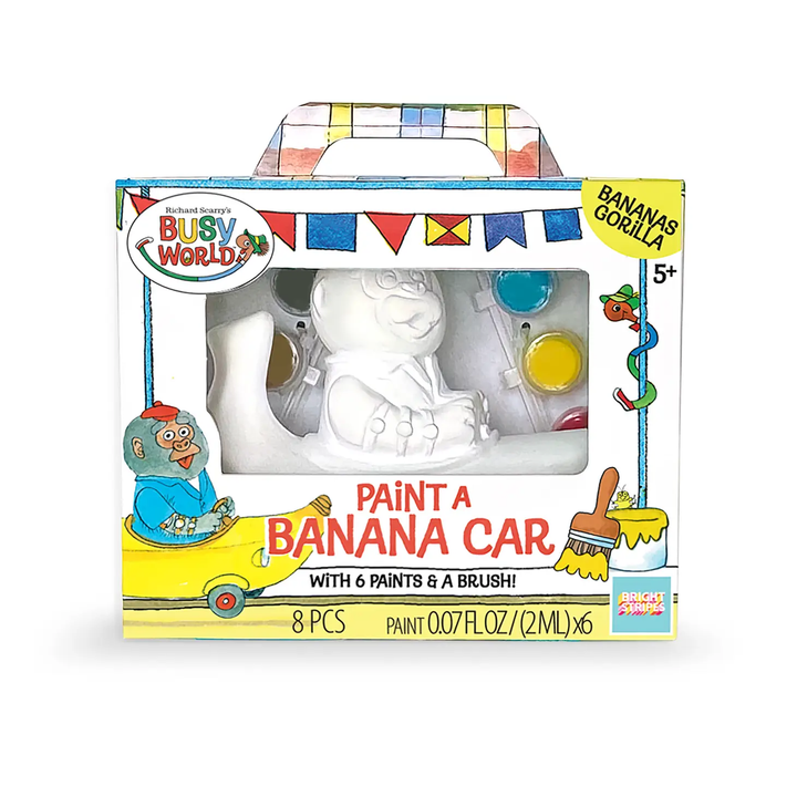 NEW Richard Scarry's Busy World® Paint A Racer: Bananas Gorilla