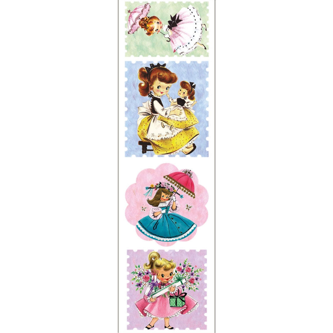 Greeting Girl Stickers