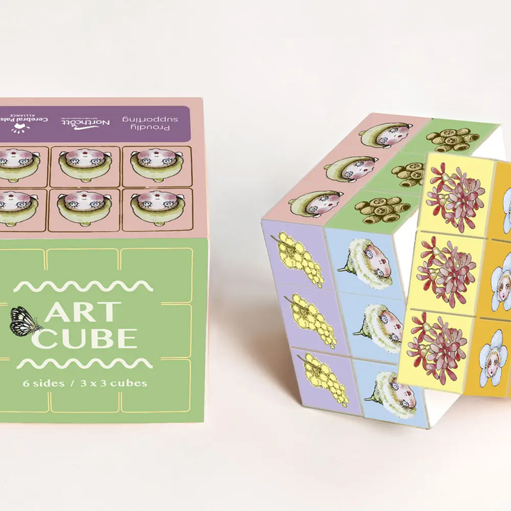Art Rubik's Cube- May Gibbs Flower Children
