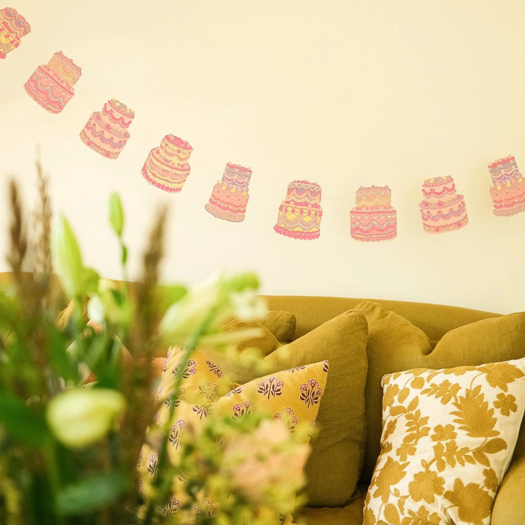 NEW Celebration Cakes Sewn Garland