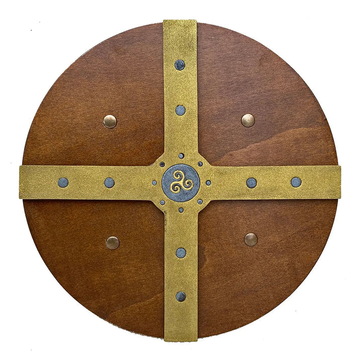 Wooden Viking Shield - Brown