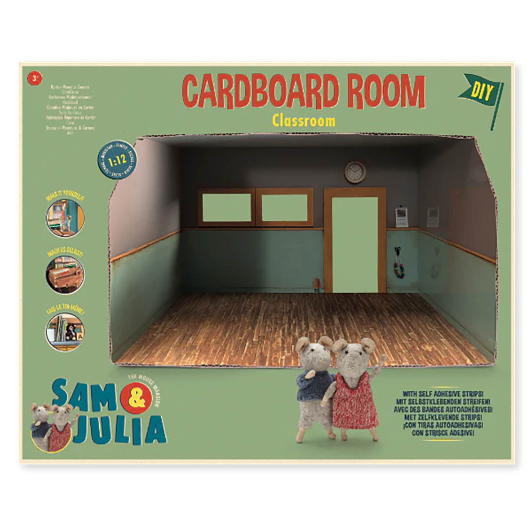 NEW Mouse Mansion Playhouse DIY- Cardboard Shop Classroom