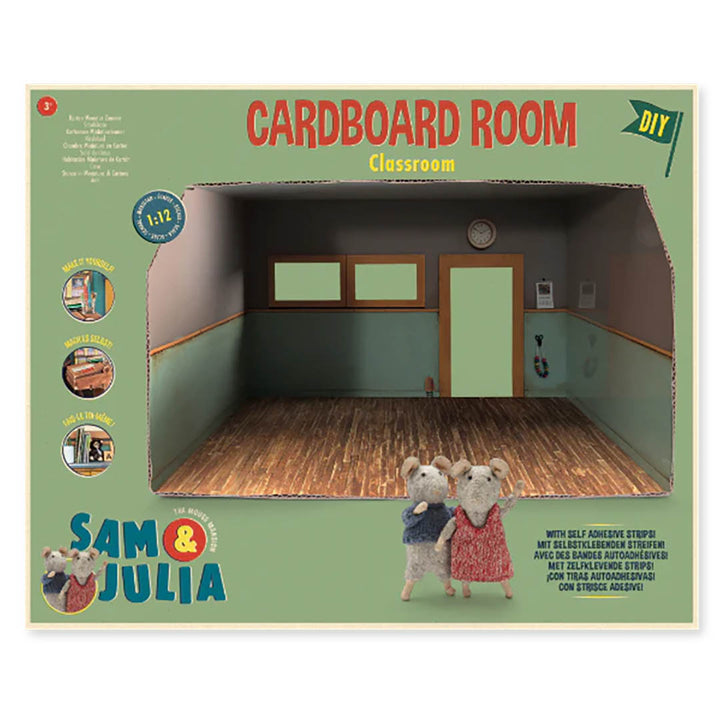 NEW Mouse Mansion Playhouse DIY- Cardboard Shop Classroom