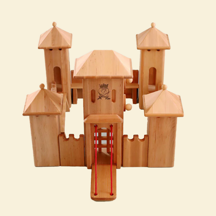 Wooden Medieval Castle- Small Natural