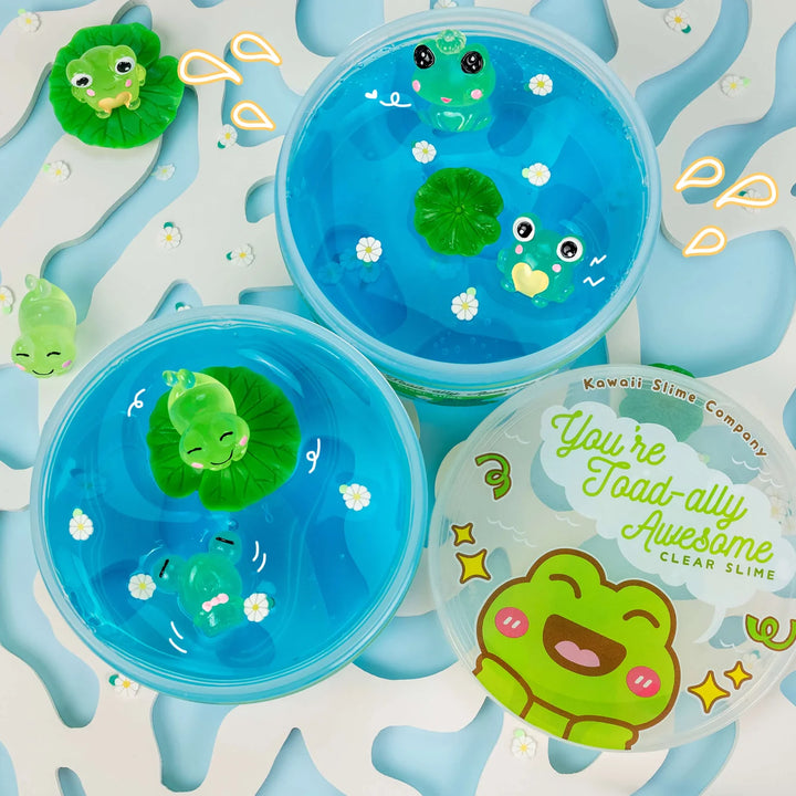 NEW You're Toad-Ally Awesome Clear Slime