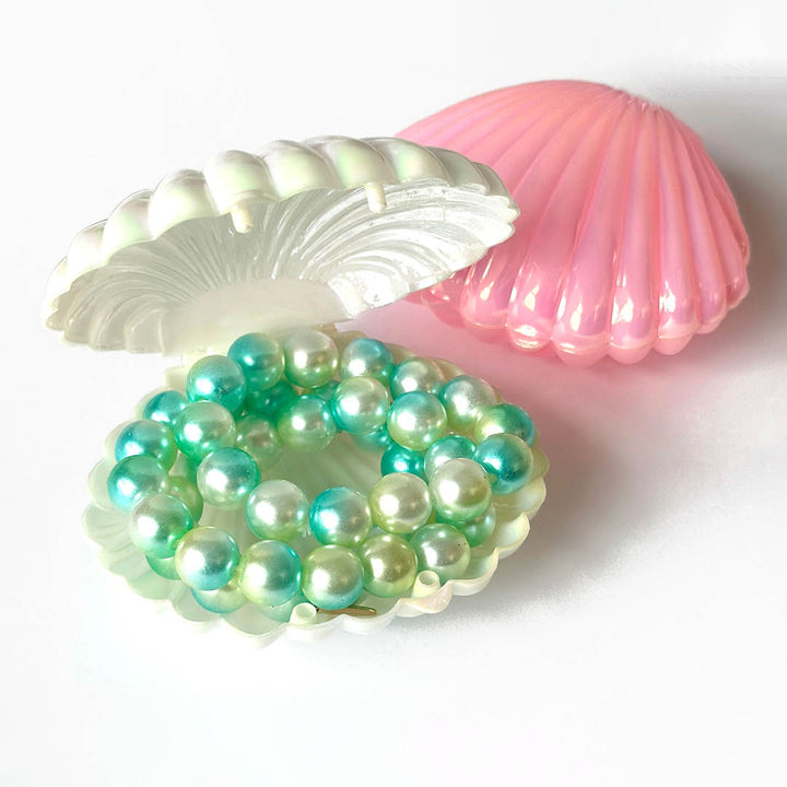 Shell Pearl Jewelry Set - Green