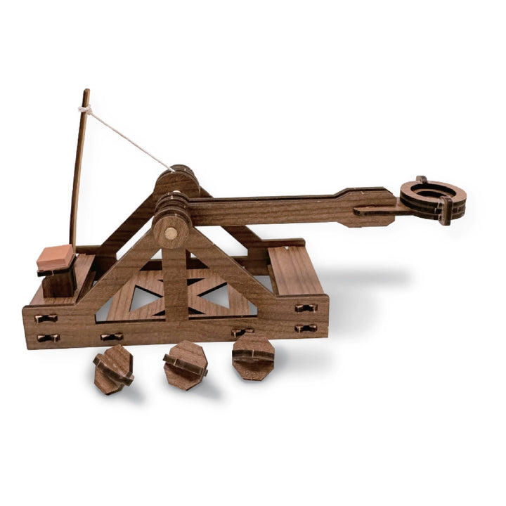 NEW Mini Catapult : Wooden Engineering Model Building Kit