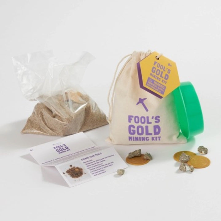 Fool's Gold Mining Kit - Sift Real Sand and Crystals!