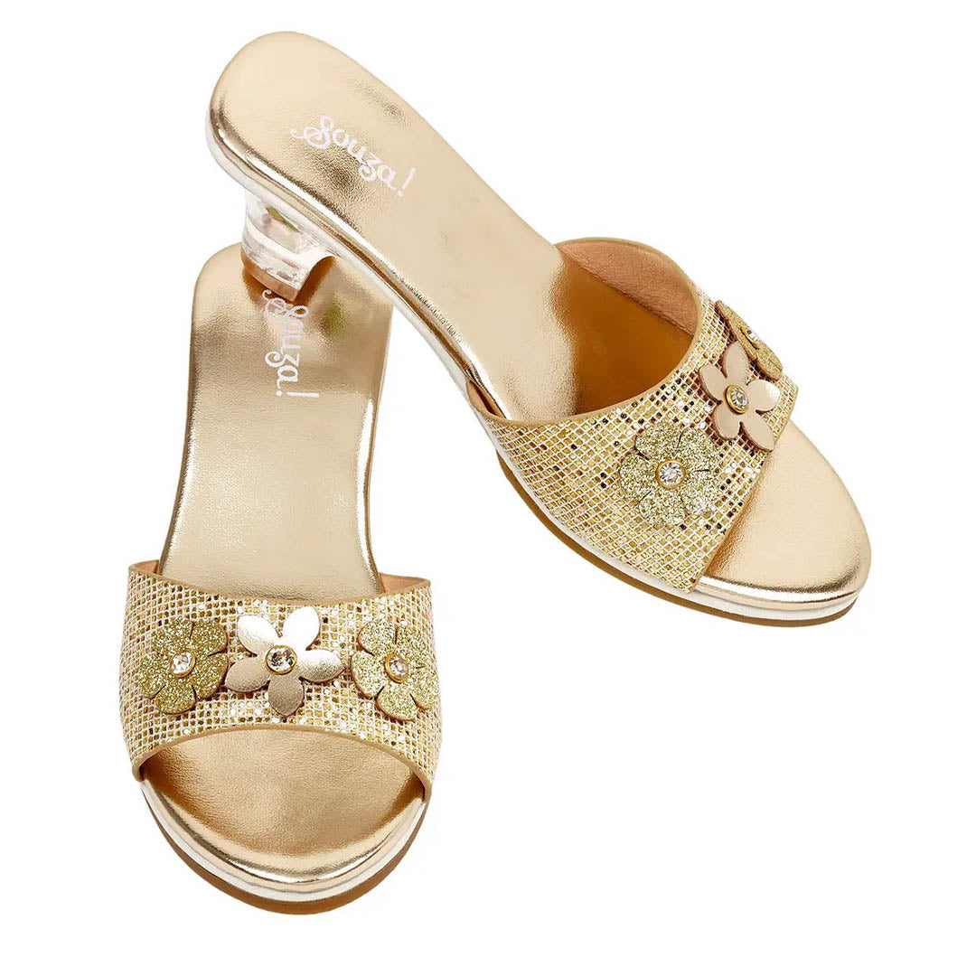 NEW Slipper Gold High-Heel Ellina (2 Sizes)