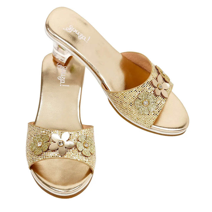 NEW Slipper Gold High-Heel Ellina (2 Sizes)