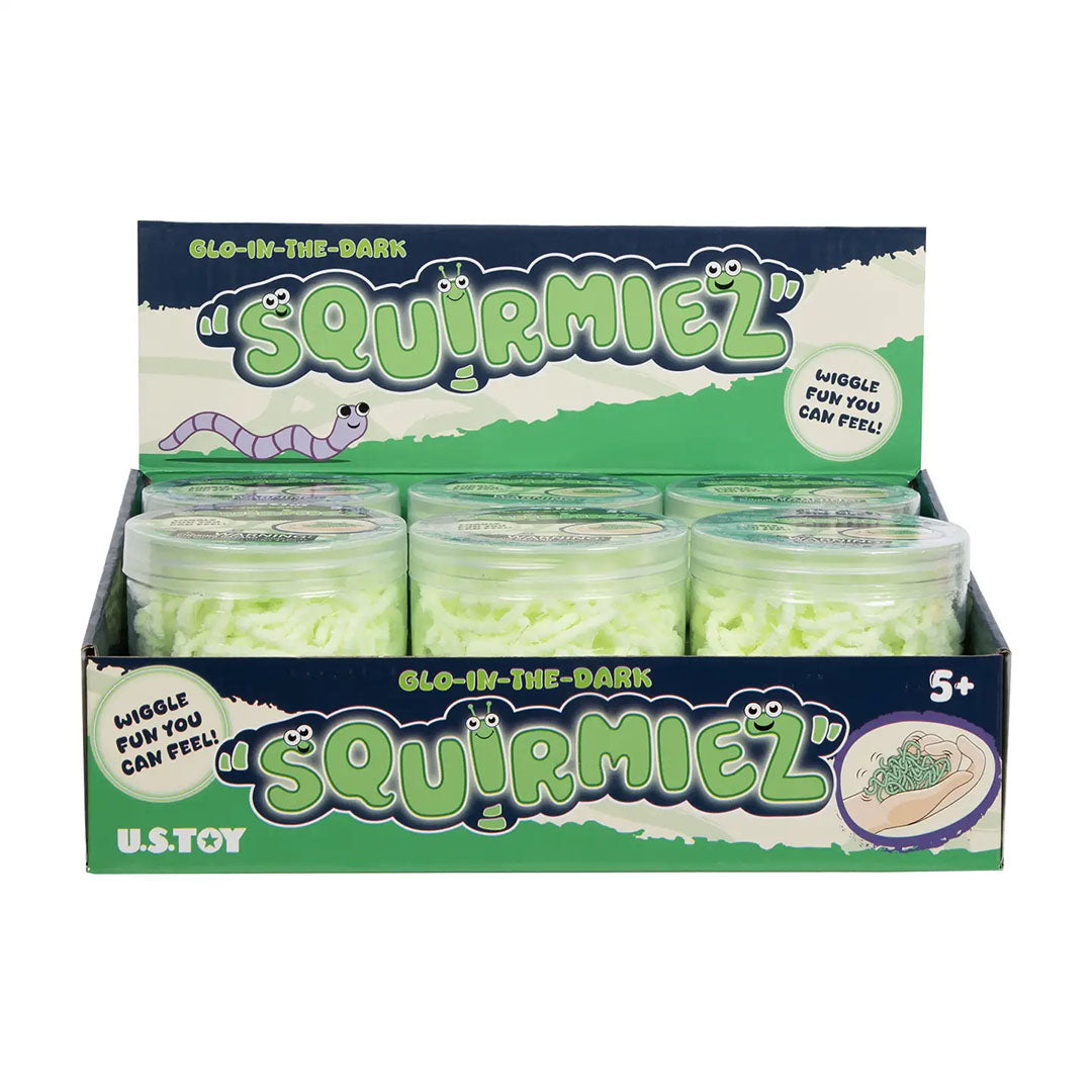 Glow in the Dark Squirmiez Worms Sensory Toy